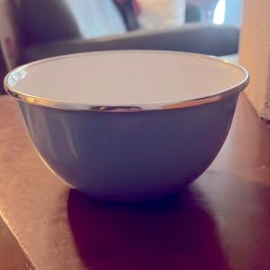 Pottery Barn Partyware bowl (baby blue) indoor/outdoor use